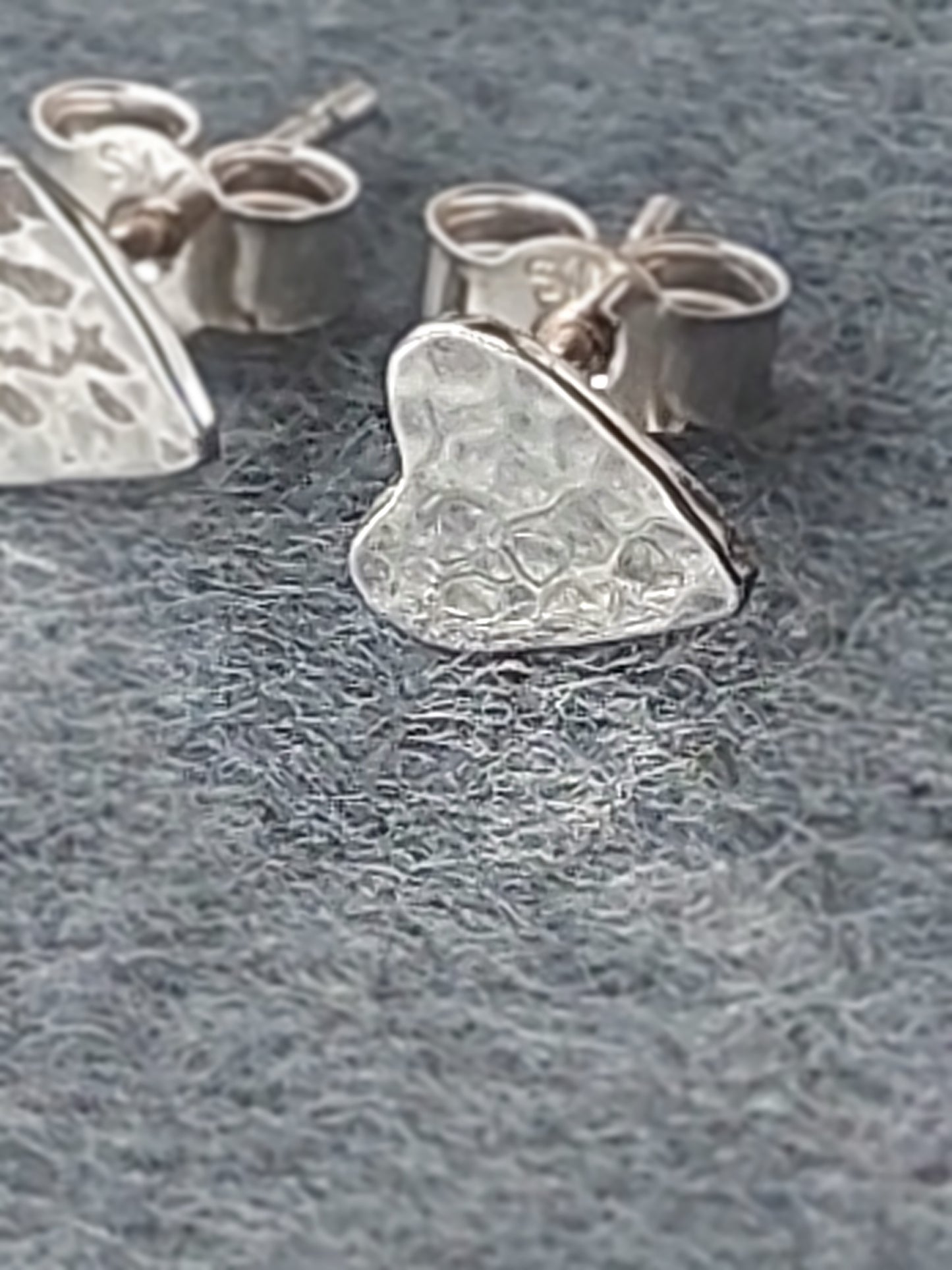 Silver Heart Earrings