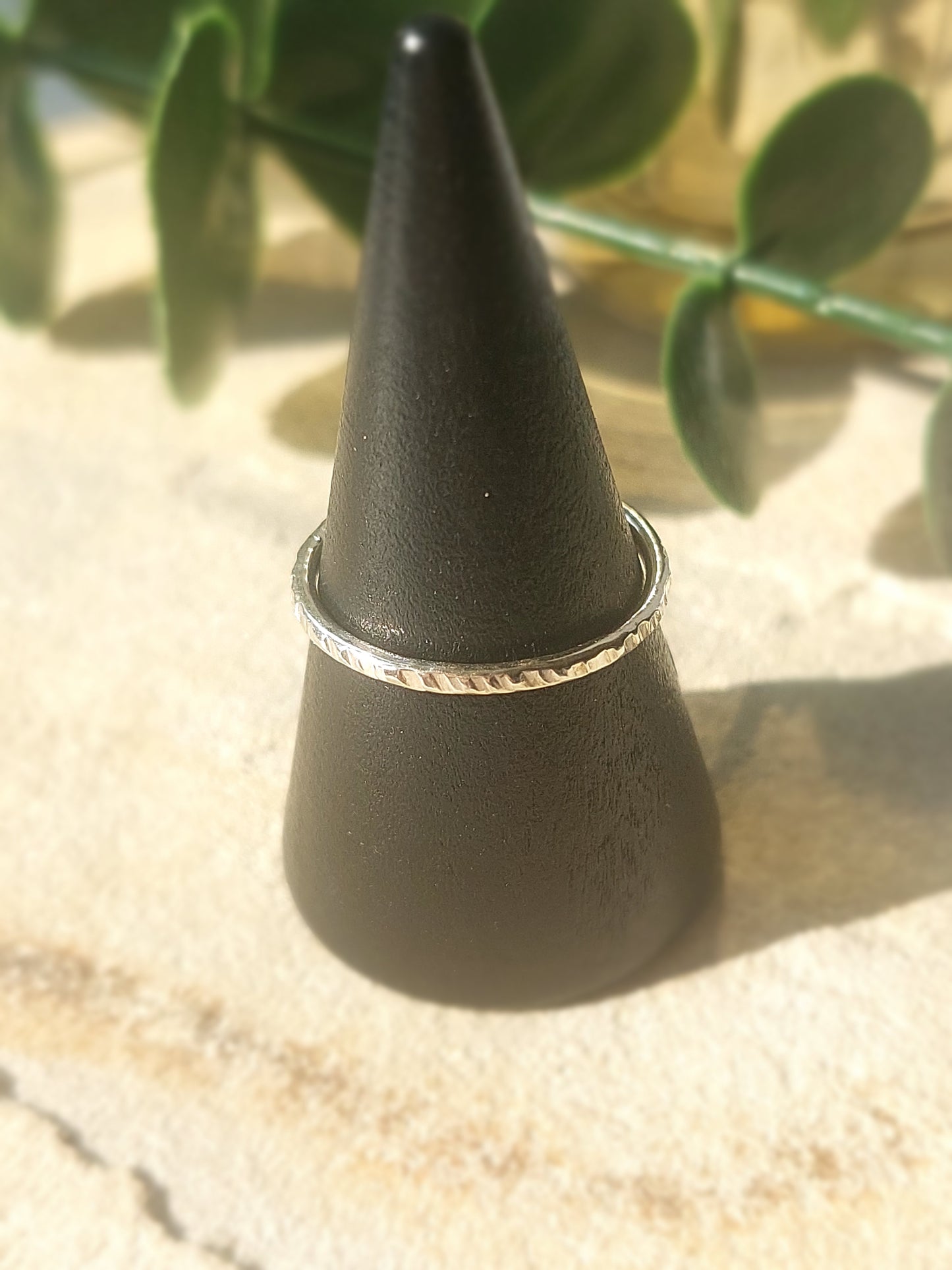 Delicate Silver Band/Stacker Ring.