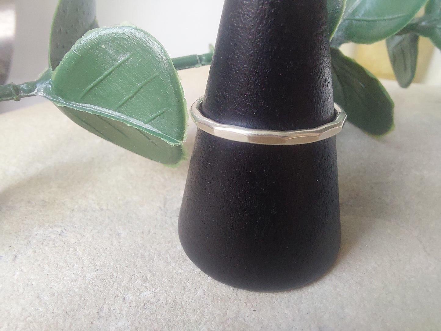 Delicate Silver Band/Stacker Ring.