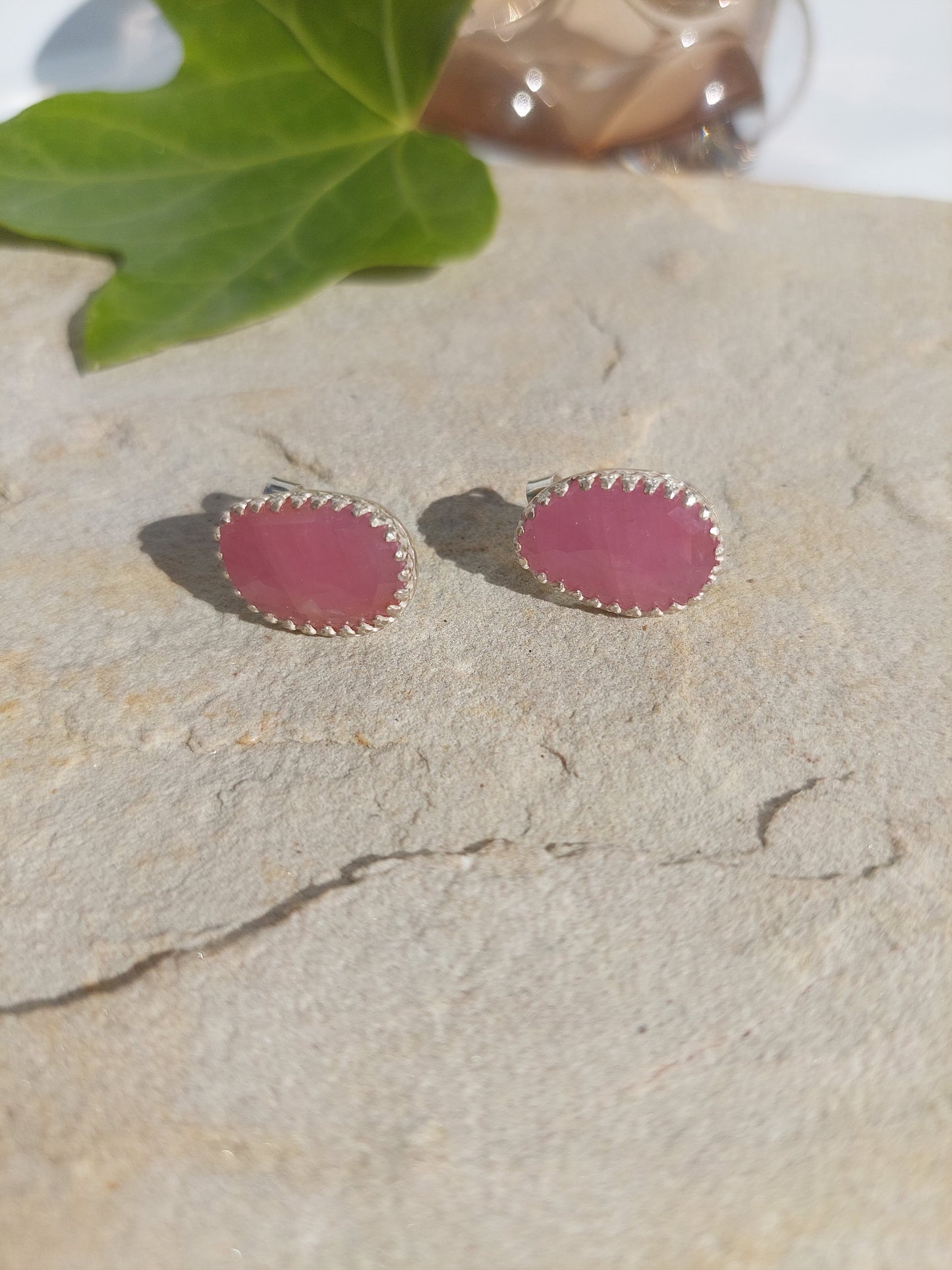 Pink Tourmaline Earrings