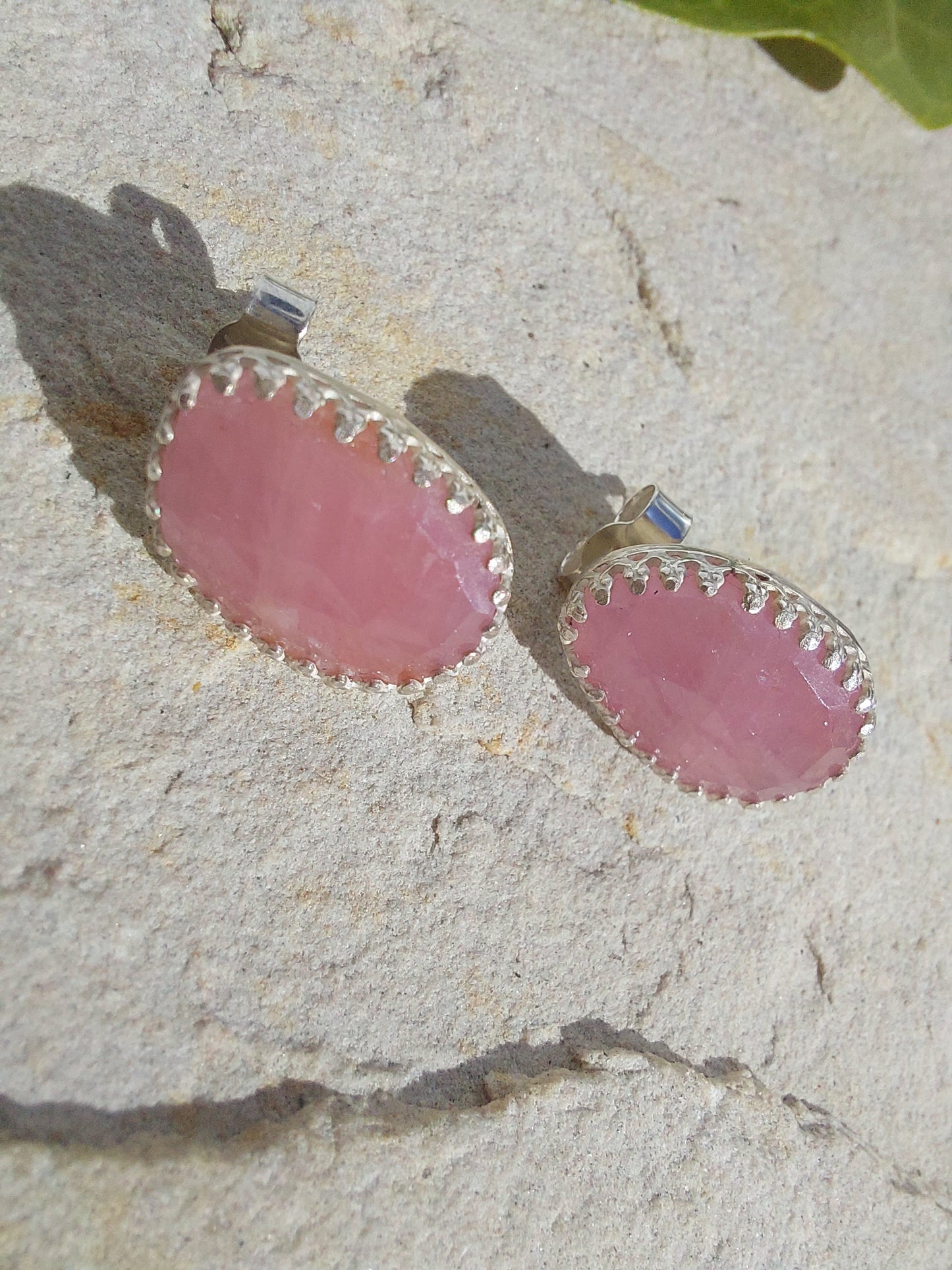 Pink Tourmaline Earrings