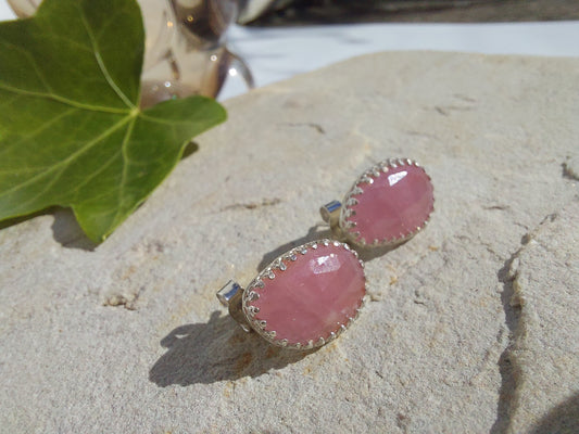 Pink Tourmaline Earrings