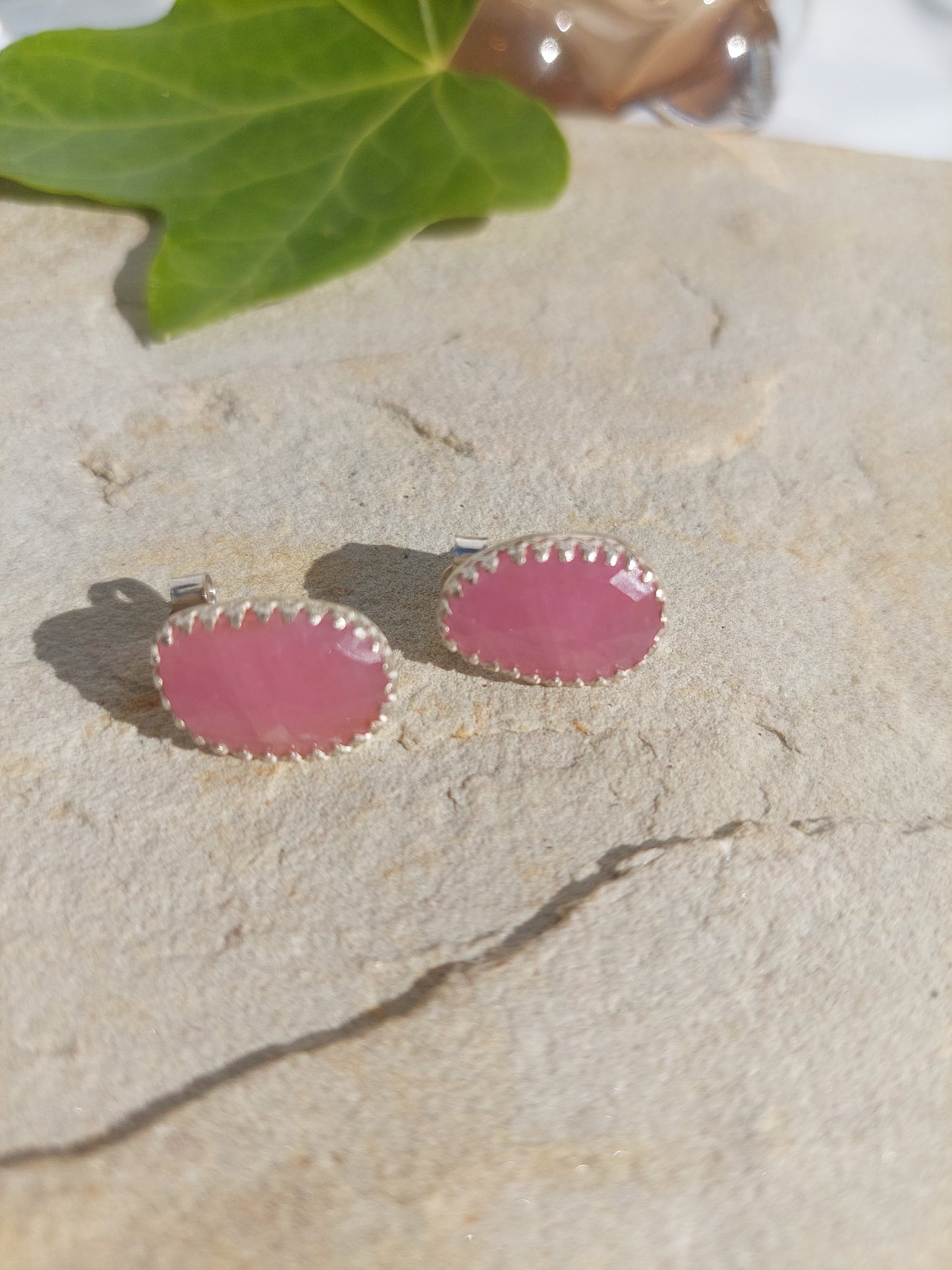 Pink Tourmaline Earrings