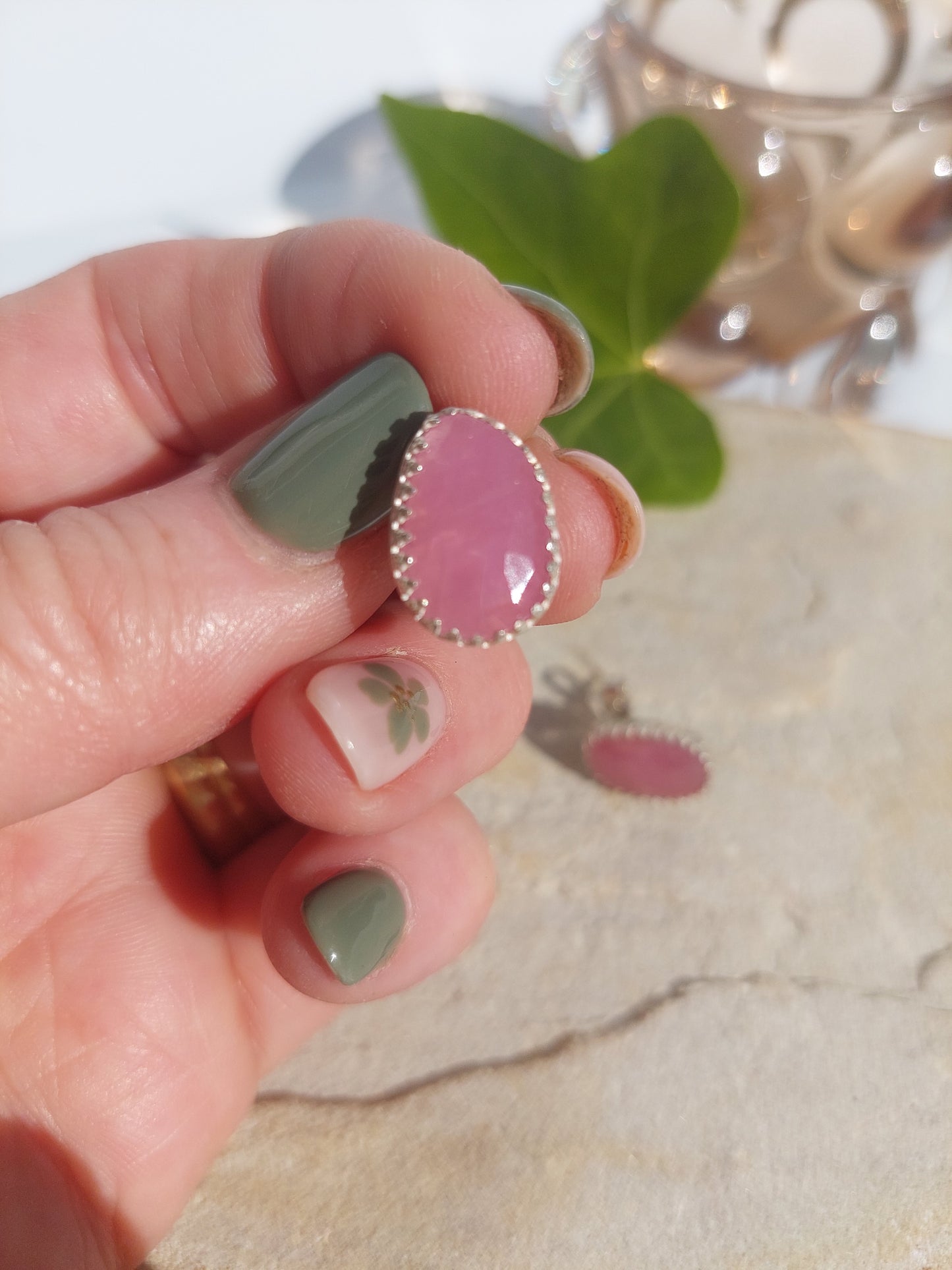 Pink Tourmaline Earrings