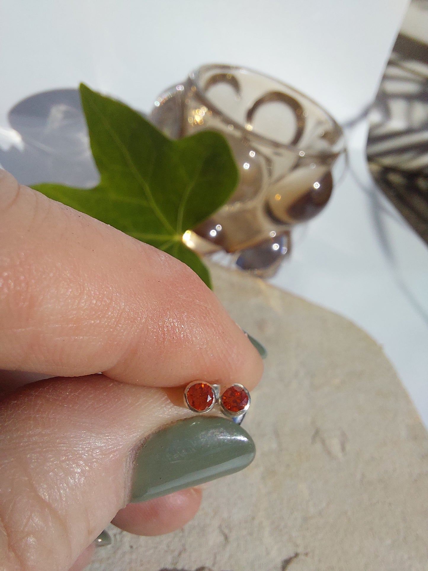 Small Sparkly Stud Earrings